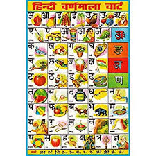 Oshi Hindi Varnamala Chart Paper Poster 30 48x45 72cm