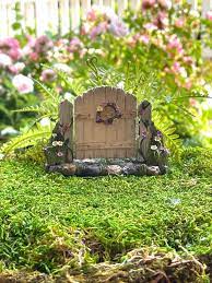 Miniature Fairy Garden Gate Opens And