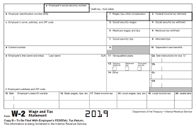 W 2 Wages And Salaries Taxable Irs And State Income On A W2