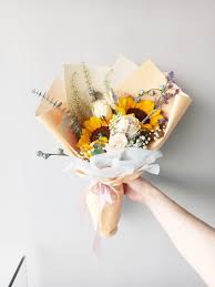 The history behind the sunflower. Delivery Included Sunflowers Roses Bouquet Furniture Home Living Gardening Flowers Bouquets On Carousell