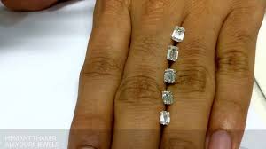 Emerald Cut Diamond Size Comparison On Hand 0 90 0 40ct