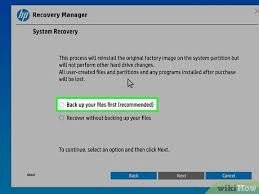 Turn on your hp laptop, then immediately press the f11 key repeatedly until the choose an option. 4 Ways To Recover An Hp Laptop Wikihow