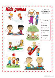 kids games english esl worksheets pdf