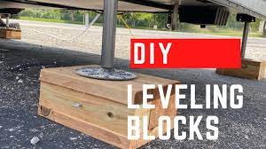 diy leveling blocks for rv s levelers