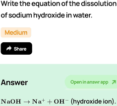 Dissolution Of Sodium Hydroxide