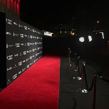 red carpet for step and repeat backdrops