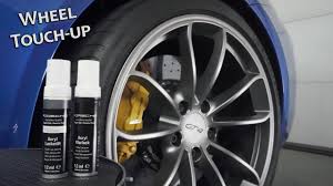 how to porsche wheel touch up paint