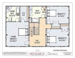 Classic Colonial Floor Plan Barn Home