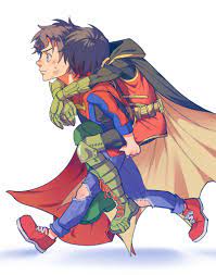 robin, superboy, damian wayne, and jonathan kent (dc comics and 3 more)  drawn by endure_gif | Danbooru