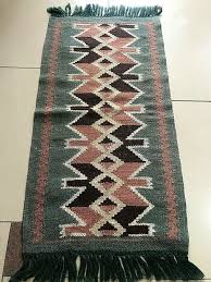 old albanian traditional carpet kilim