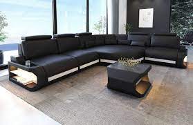 leather sectional corner sofa bel air