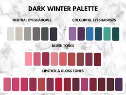 winter palettes how to match to pale