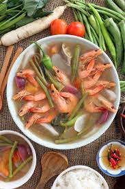 Continue cooking for about 5 minutes in medium low heat or until onions are fully cooked. Sinigang Na Hipon Shrimp In Sour Soup Foxy Folksy