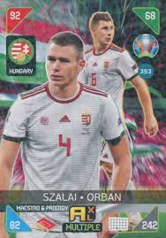 Attila szalai, 23, aus ungarn ⬢ position: 353 Attila Szalai Willi Orban Hungary Maestro Prodigy Euro 2021 Kickoff Football Cards Direct