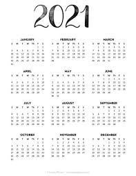 Hope you already downloaded printable 2021 half year calendar. 24 Pretty Free Printable One Page Calendars For 2021 Lovely Planner