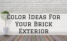 Color Ideas For Your Brick Exterior In