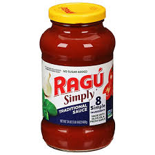 ragu simply traditional pasta sauce