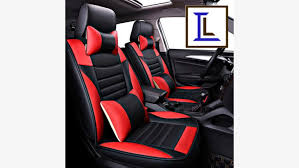 Front Rear Pu Leather Car Seat Covers