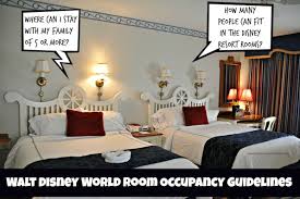room occupancy allowed at walt disney