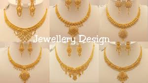 gold necklace designs set in um