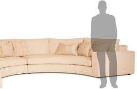 ellae 2pc curved sectional rene cazares