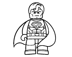 dibujo de superman superheroe para