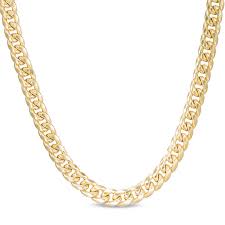 cuban link chain necklace in 10k gold