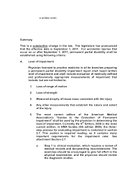 Legislation Summary 2001 Amendments To Illinois Workers