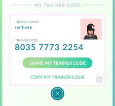 My trainer code. | Pokemon, Pokemon trainer, Pokemon go