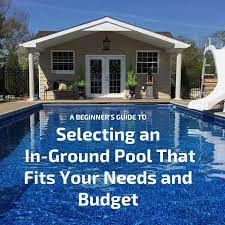 standard in ground pool shapes sizes