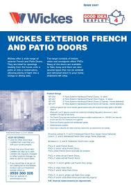 Exterior French And Patio Doors Wickes