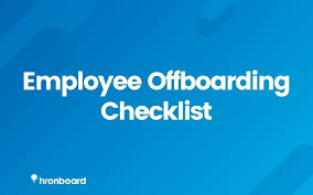 employee offboarding checklist in 10