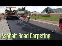 asphalt road carpeting asphalt