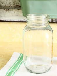 remove labels from glass jars