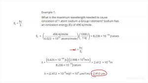 Calculating The Maximum Wavelength