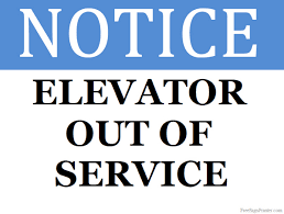 We did not find results for: Printable Elevator Out Of Service Sign