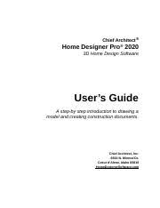 home designer pro 2020 users guide docx