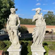 Diana And Apollo Stone Statues