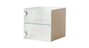 Ikea Kallax Glass Door Cabinet