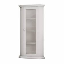 corner storage cabinet with gl door