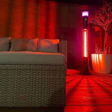 Electric Outdoor Patio Heater With Led