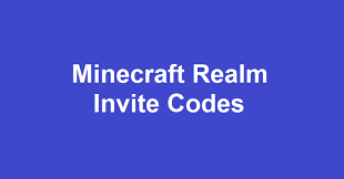 minecraft realm invite codes 2024