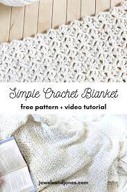 easy one sch repeat crochet blanket