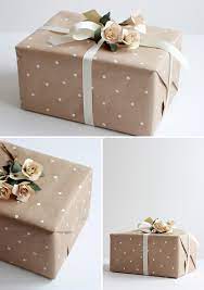 make polka dot wrapping paper