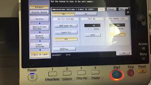 When access to the machine by the administrator of the machine through the administrator settings from the control panel is authenicated, the machine enables the operation of changing the. Konica Minolta How To Update Scan To Email Settings C258 224e Series Youtube