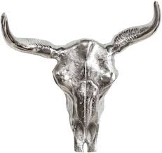 Wall Mounted Highland Cow Skull