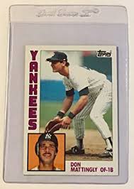 Check spelling or type a new query. Amazon Com 1984 Topps Baseball 8 Don Mattingly Rookie Card Collectibles Fine Art