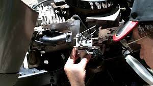 How to Replace the Carburetor on a Briggs & Stratton Intek Engine Craftsman  LT1000 - YouTube
