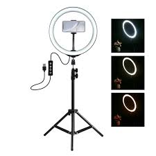 Pinkpaopao 10 Inch Led Ring Light Stand Mount Kit For Camera Selfie Video Live Stream Walmart Com Walmart Com