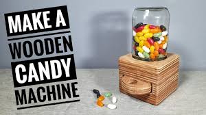 wood candy machine diy dispenser